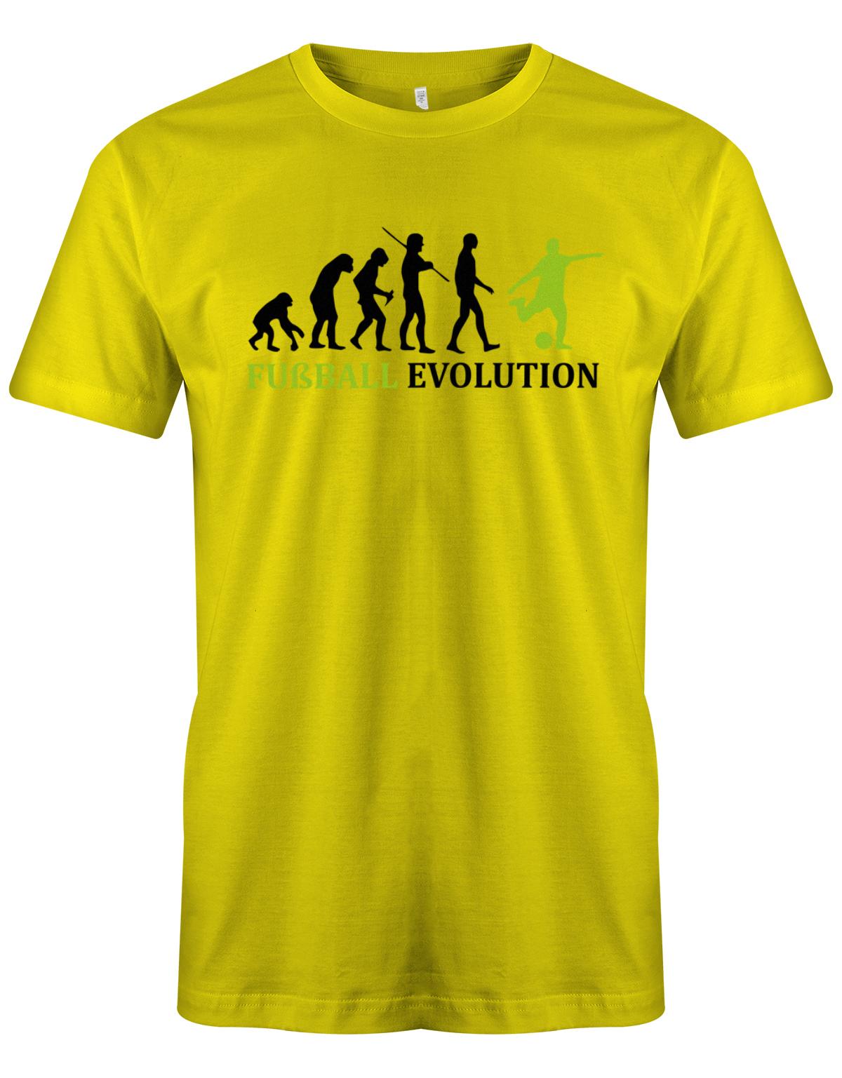 Fussball-Evolution-Herren-Shirt-Gelb-Gr-n