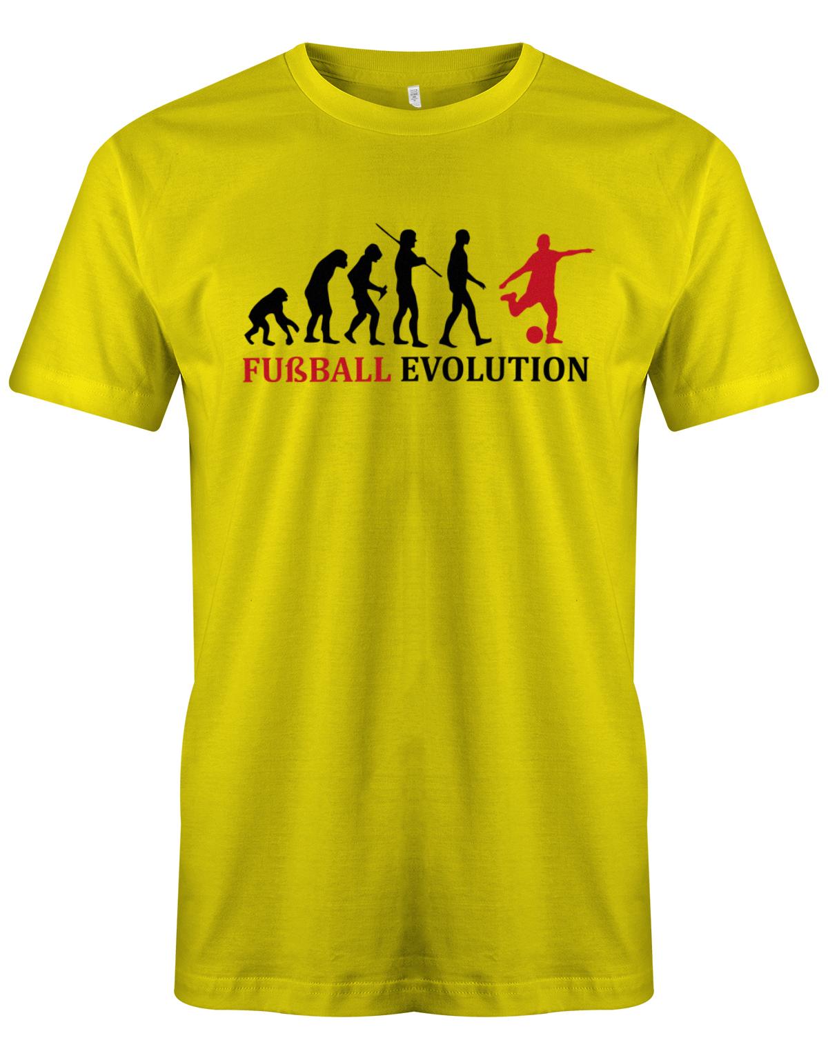 Fussball-Evolution-Herren-Shirt-Gelb-Rot