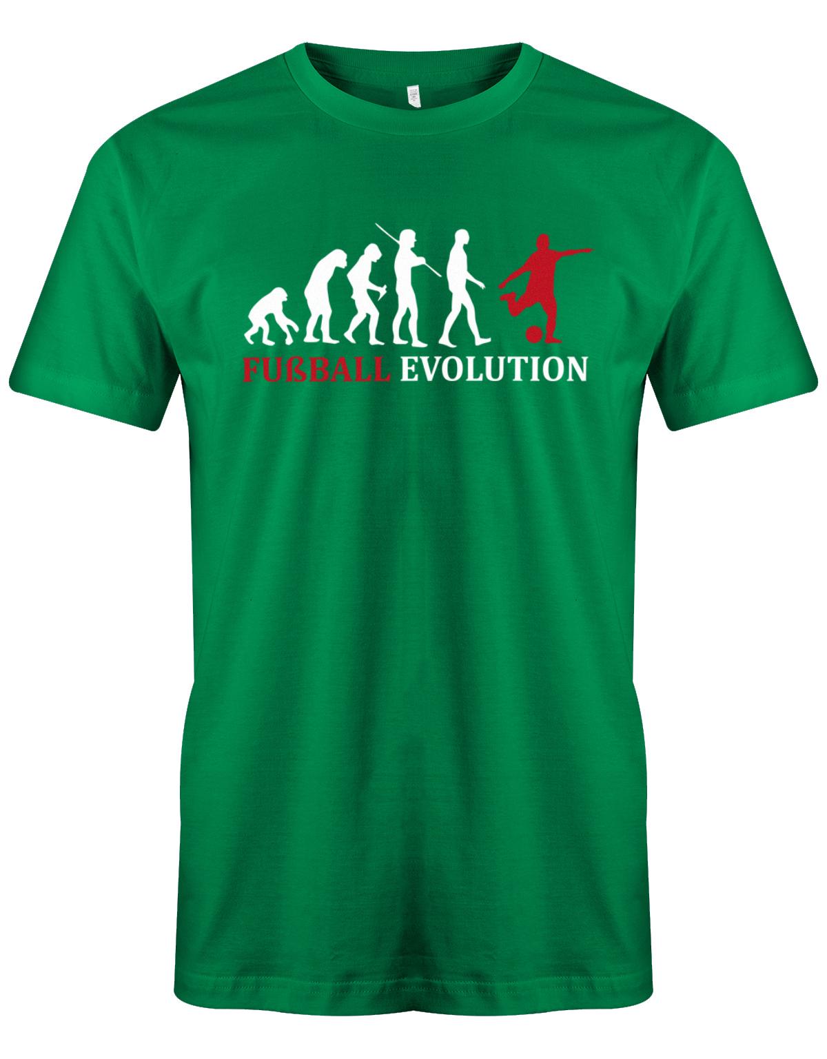 Fussball-Evolution-Herren-Shirt-Gr-n-Rot