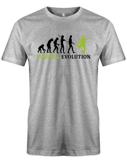 Fussball-Evolution-Herren-Shirt-Grau-Gr-n