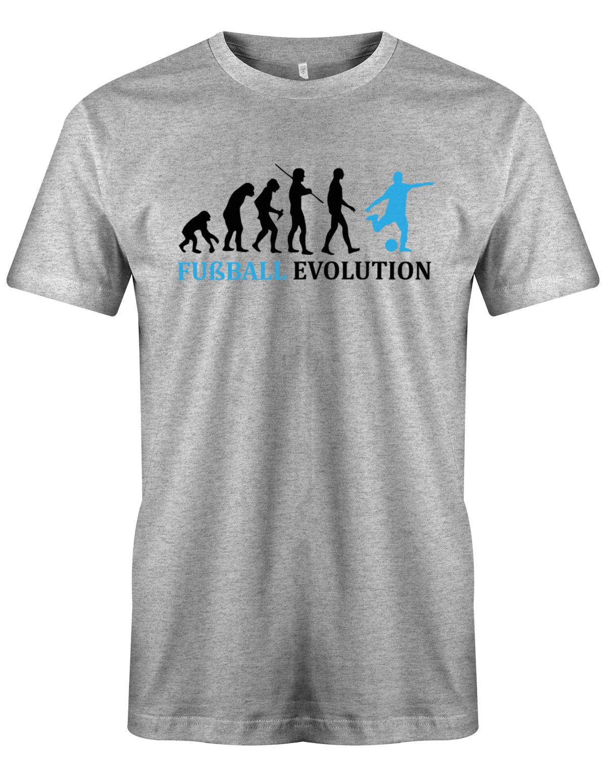 Fussball-Evolution-Herren-Shirt-Grau-Hellblau