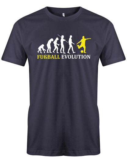 Fussball-Evolution-Herren-Shirt-Navy-Gelb