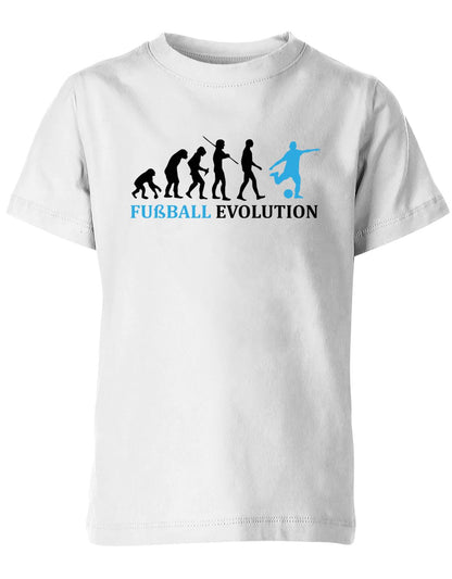 Fussball-Evolution-Kinder-Shirt-Weiss-Hellblau