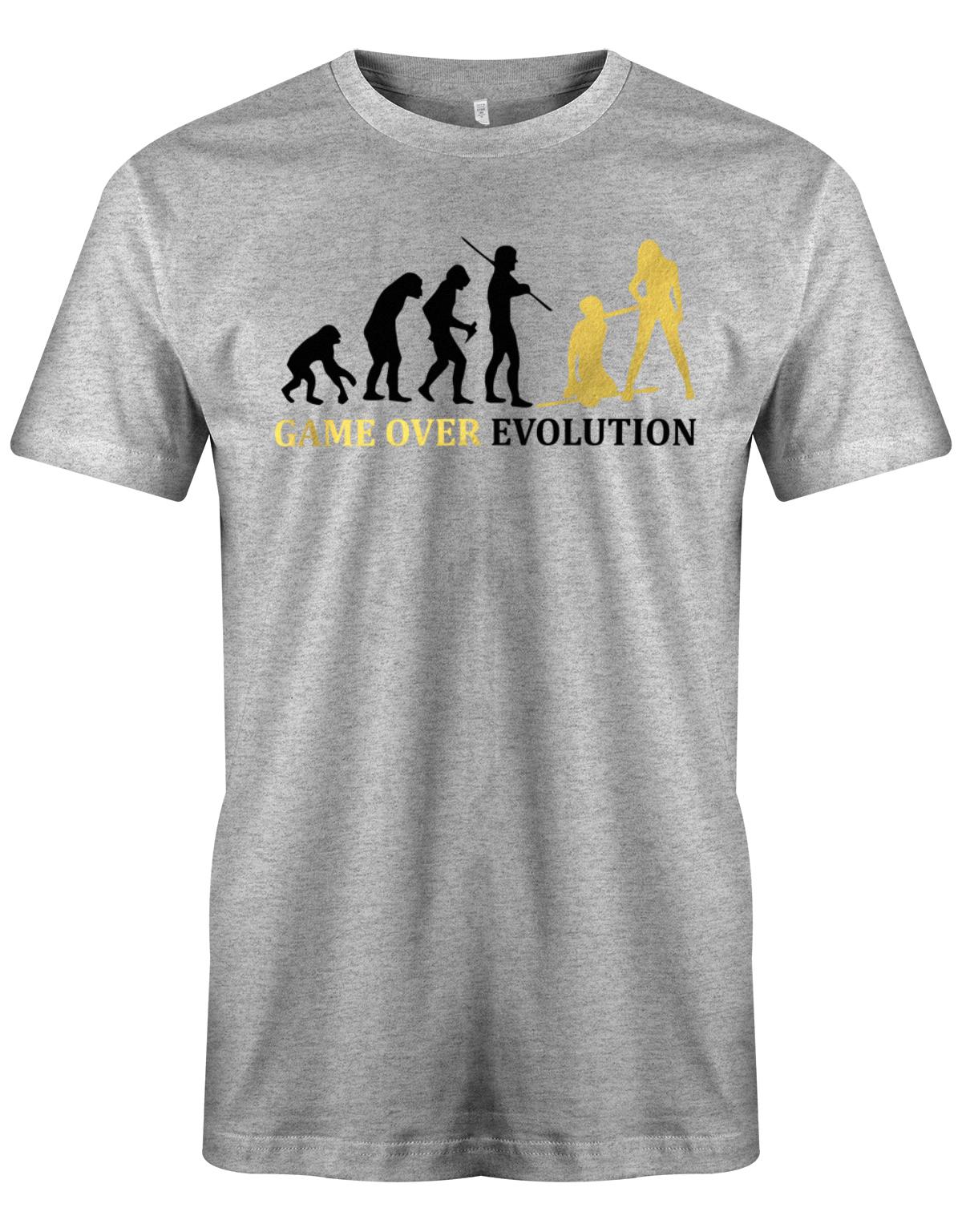 Game-Over-Evolution-JGA-Shirt-Herren-GRau