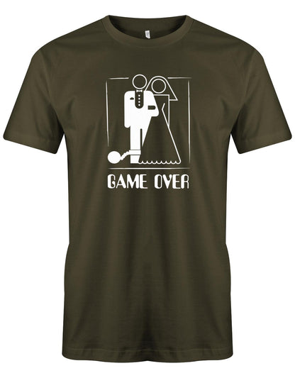 Game-Over-Fussfessel-Herren-JGA-Shirt-Armyg3x42yHvdomya