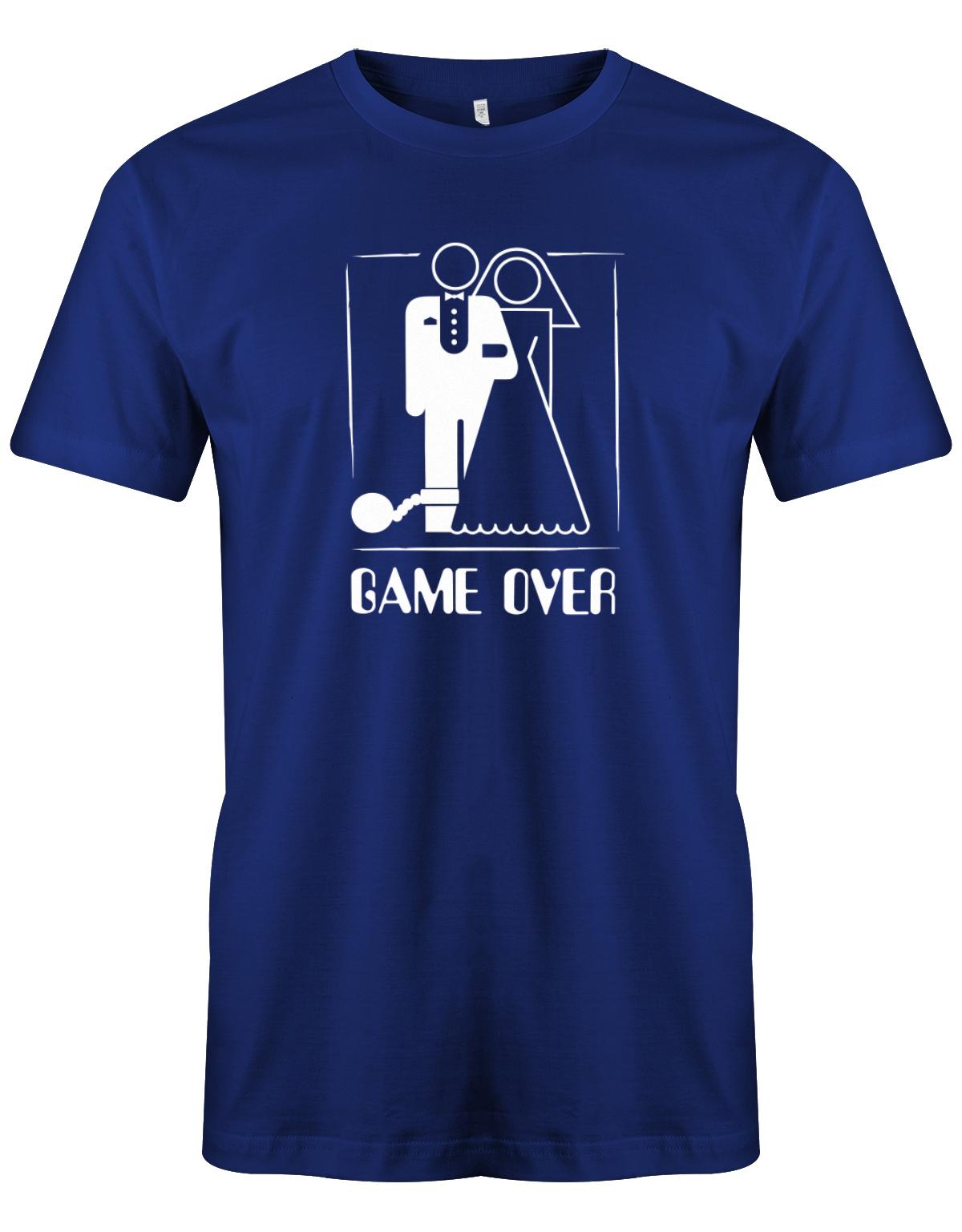 Game-Over-Fussfessel-Herren-JGA-Shirt-RoyalblauDvwWKy8x9jNlS
