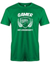 Gamer-Aus-leidenschaft-Herren-Gamer-Shirt-Gr-n