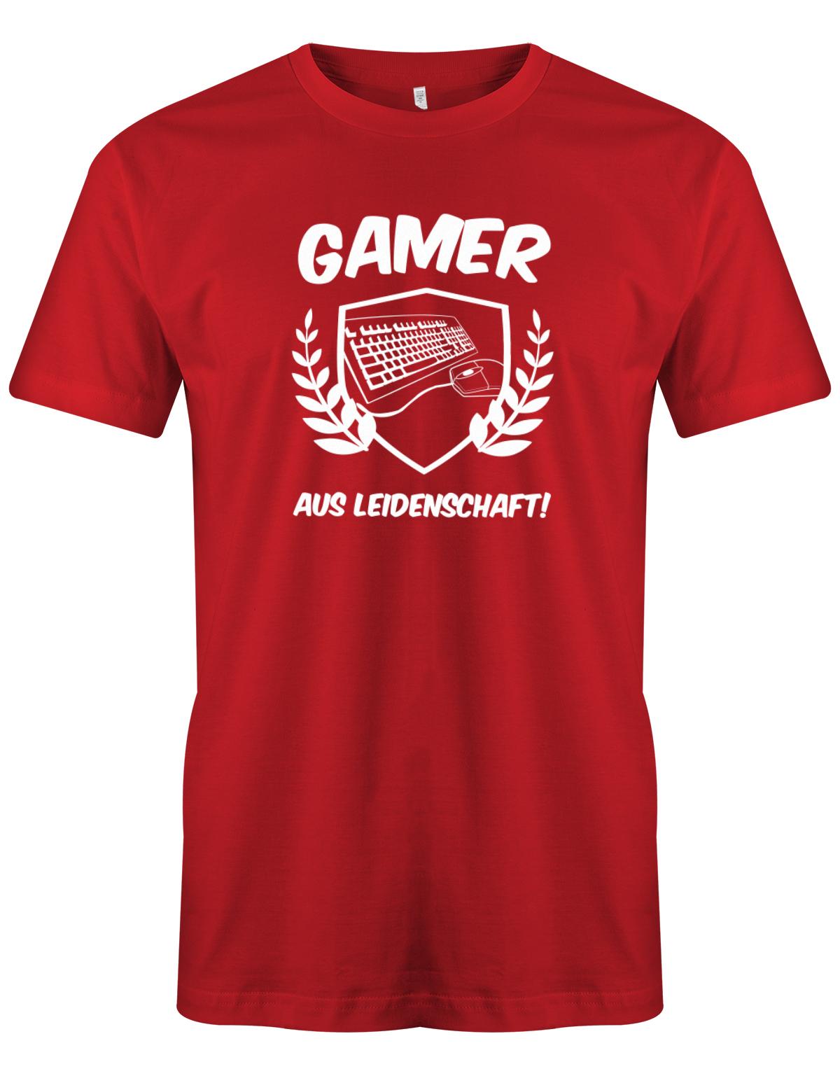Gamer-Aus-leidenschaft-Herren-Gamer-Shirt-Rot