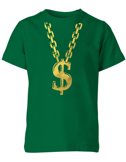 Gangster-Rapper-Goldkette-Kinder-Faschin-Verkleidung-Shirt-Gr-n