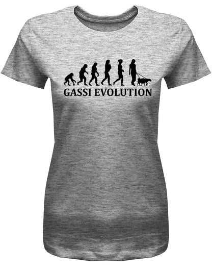 Gassi-Evolution-Damen-Hund-Grau