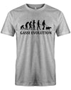 Gassi-Evolution-Herren-Hund-Shirt-Grau