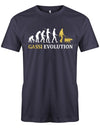 Gassi-Evolution-Herren-Hund-Shirt-Navy