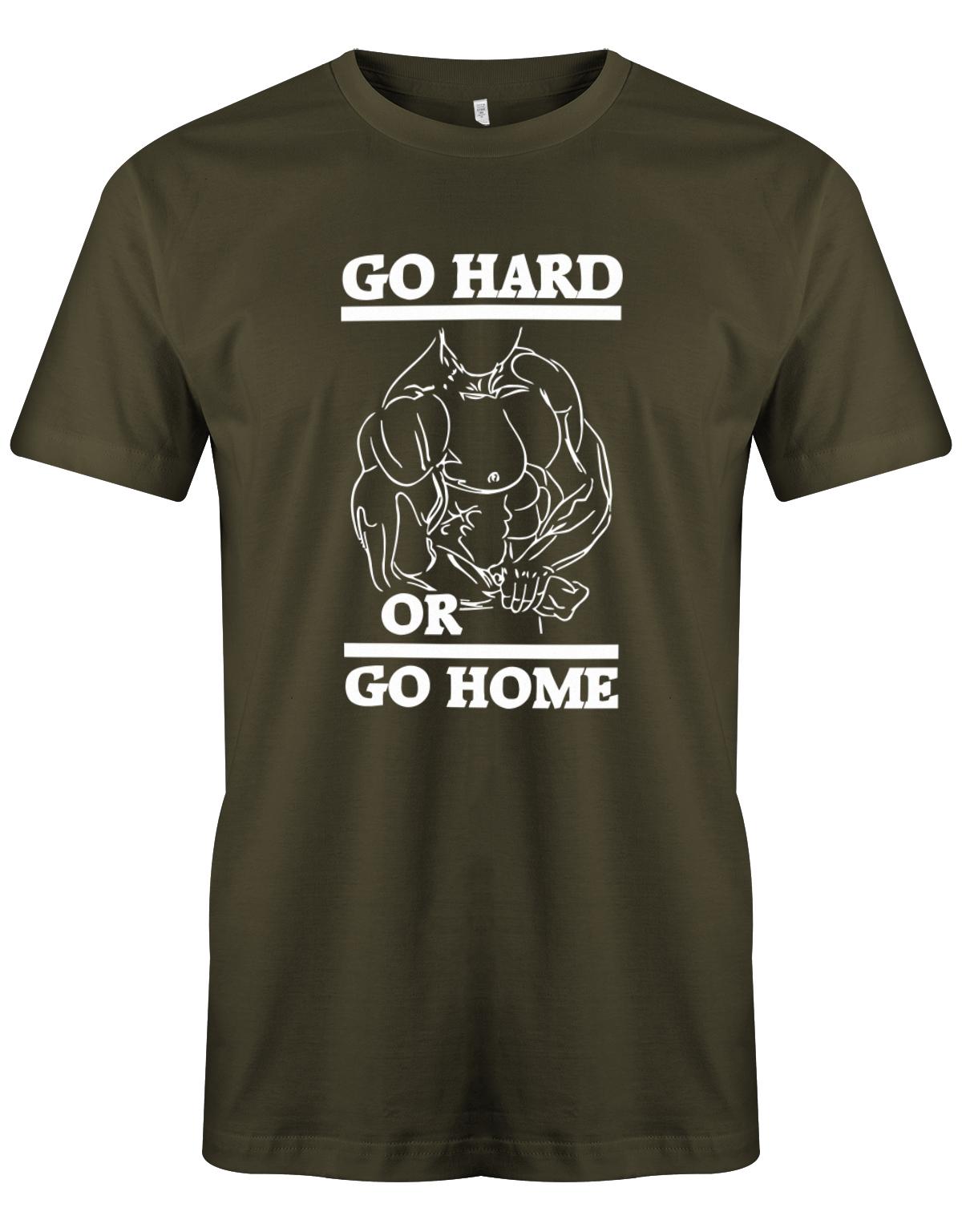 Go-Hard-or-Go-Home-Bodybuilder-Shirt-Army