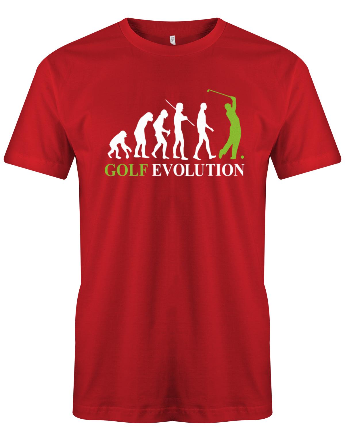 Golf-evolution-Herren-Shirt-Rot