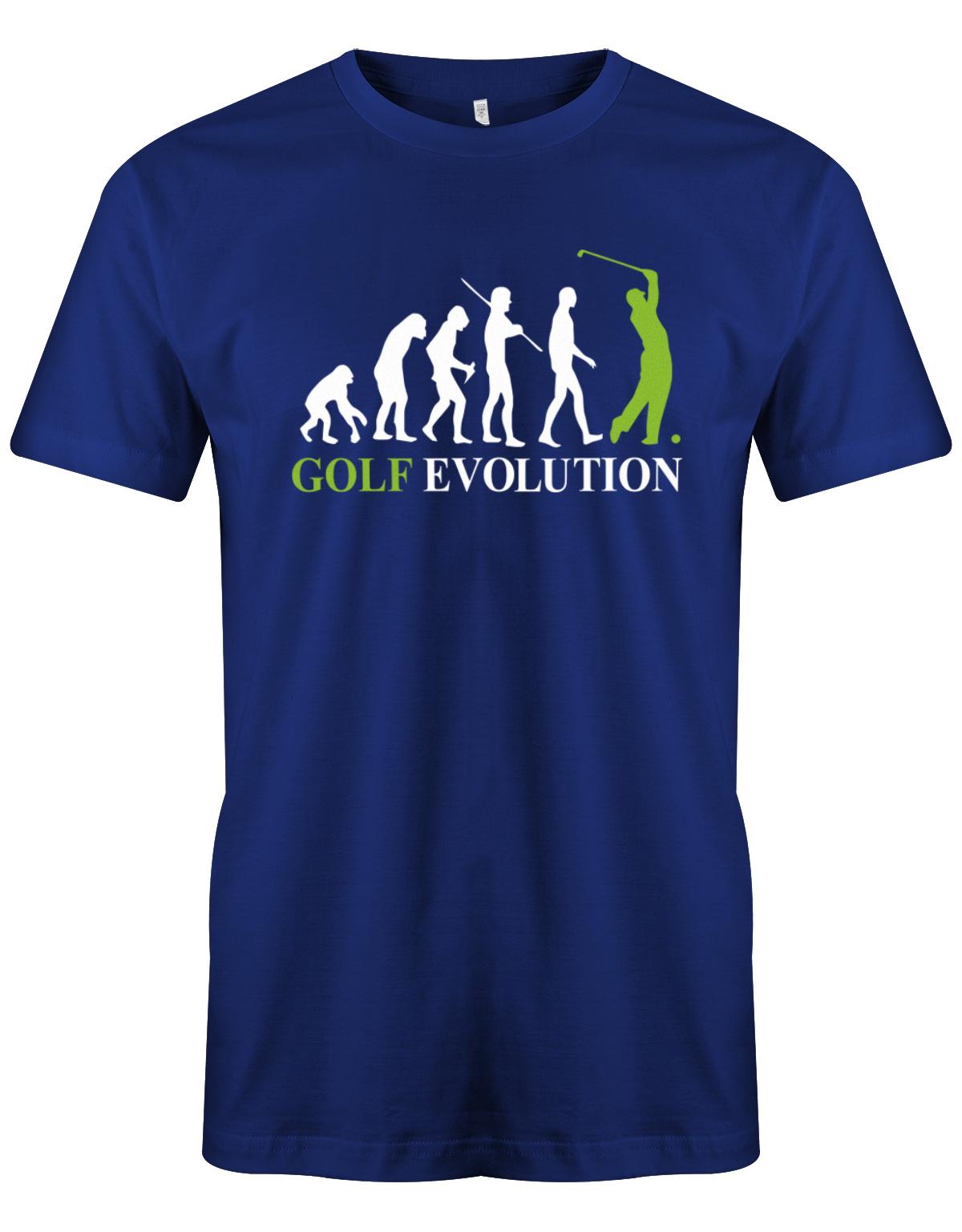 Golf-evolution-Herren-Shirt-Royalblau