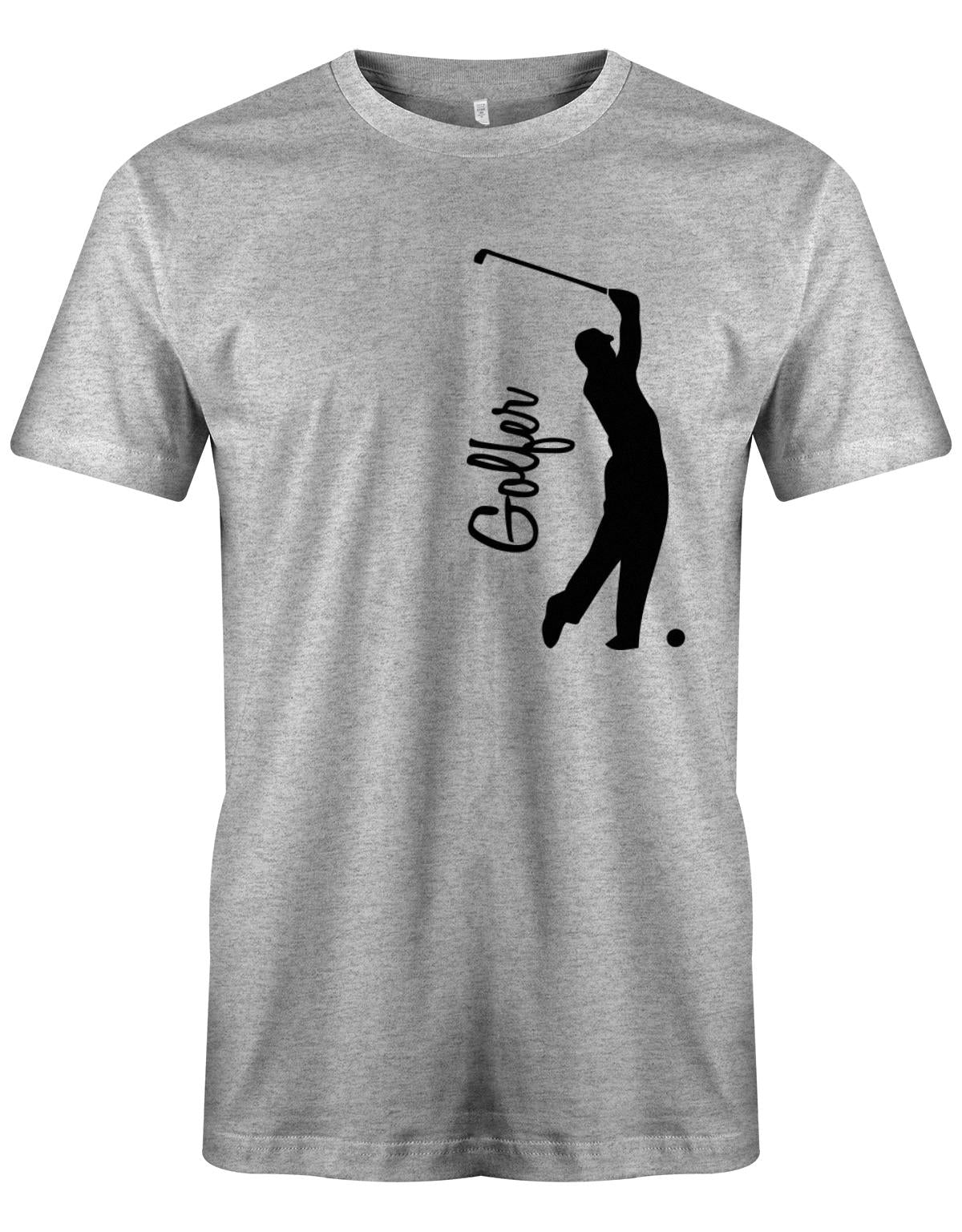 Golfer-Herren-Shirt-Grau