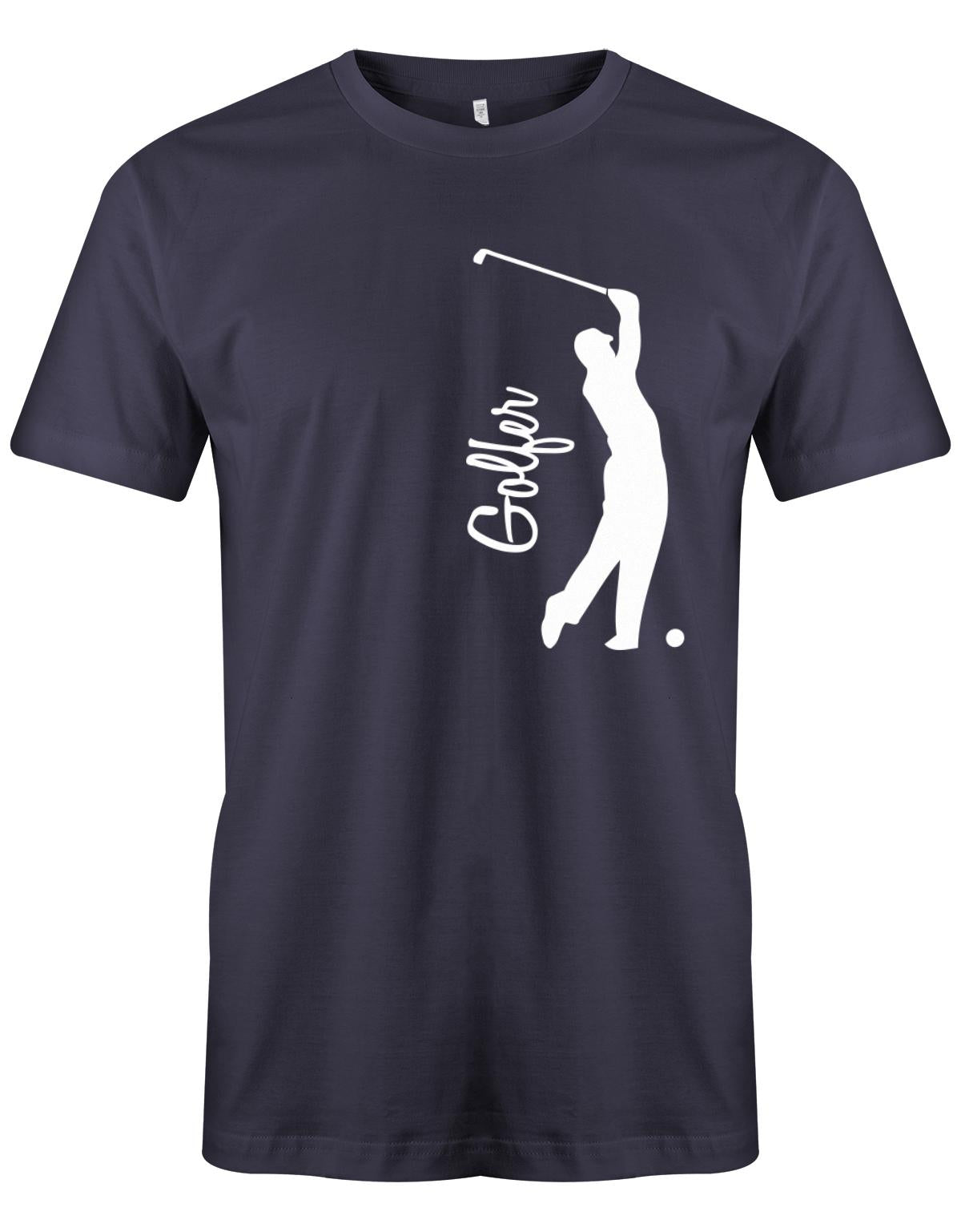 Golfer-Herren-Shirt-Navy