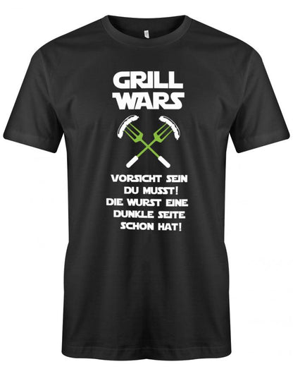 Grill-wars-vorsicht-sein-du-musst-Griller-Herren-Shirt-Schwarz