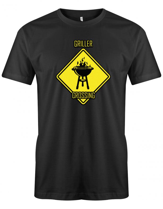 Griller-Crossing-Grillen-Herren-Shirt-Schwarz