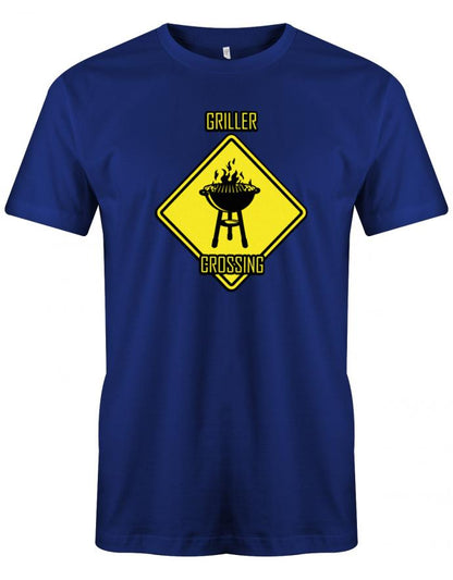 Griller-Crossing-Grillen-Herren-Shirt-royalblau