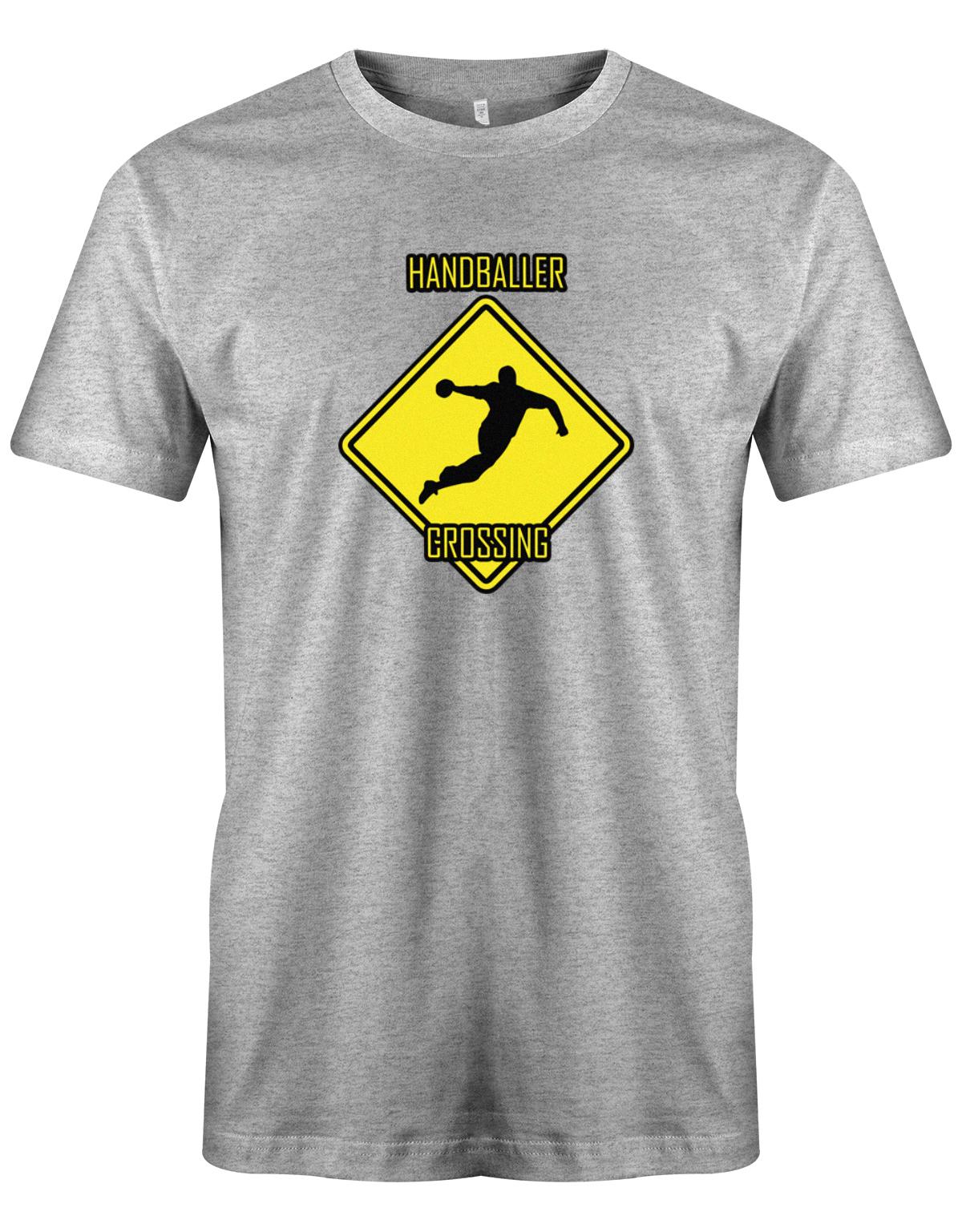 HAndballer-Crossing-Handball-Shirt-Herren-grau