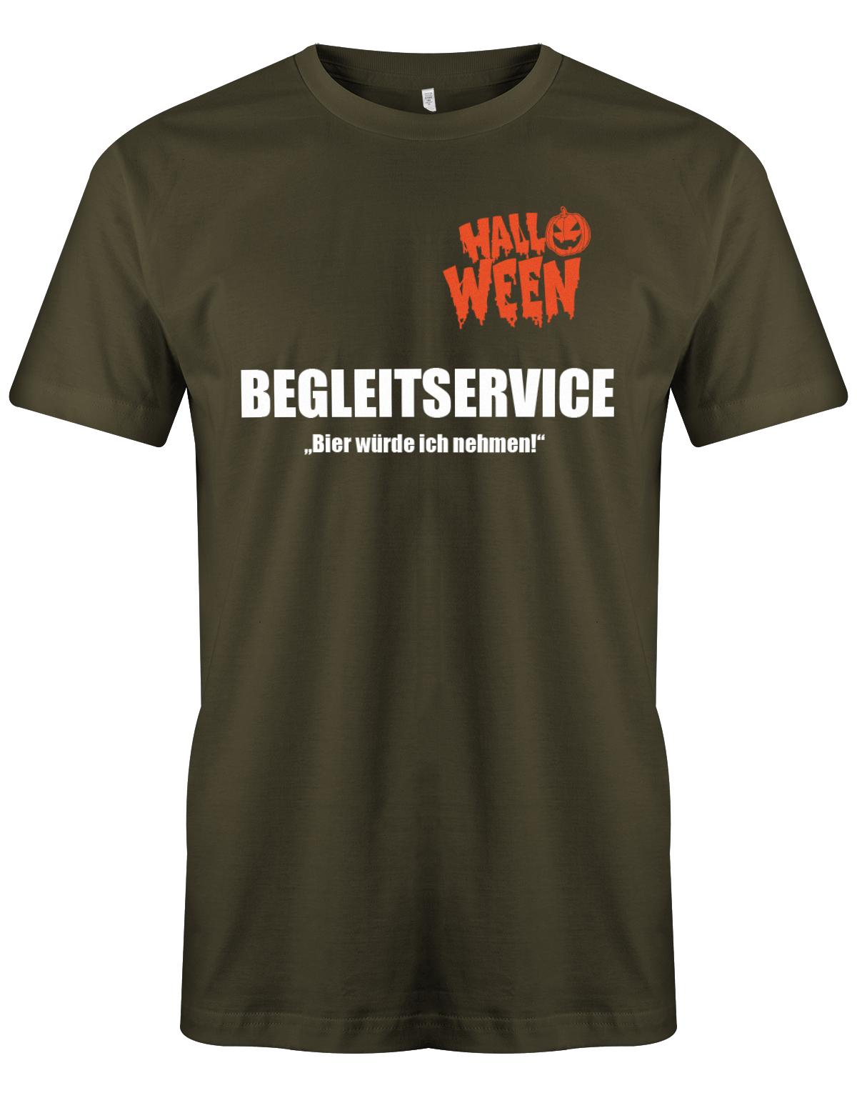 Halloween-begleitservice-ein-Bier-w-rde-ich-nehmen-Halloween-Shirt-Army