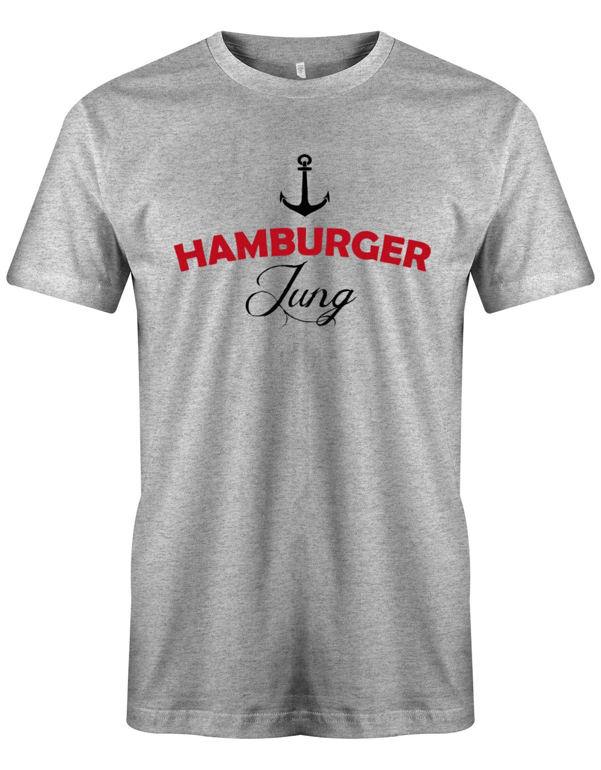 Hamburger-Jung-Herren-Shirt-Grau