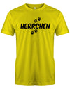 Herrchen-hundebesitzer-Herren-Shirt-Gelb