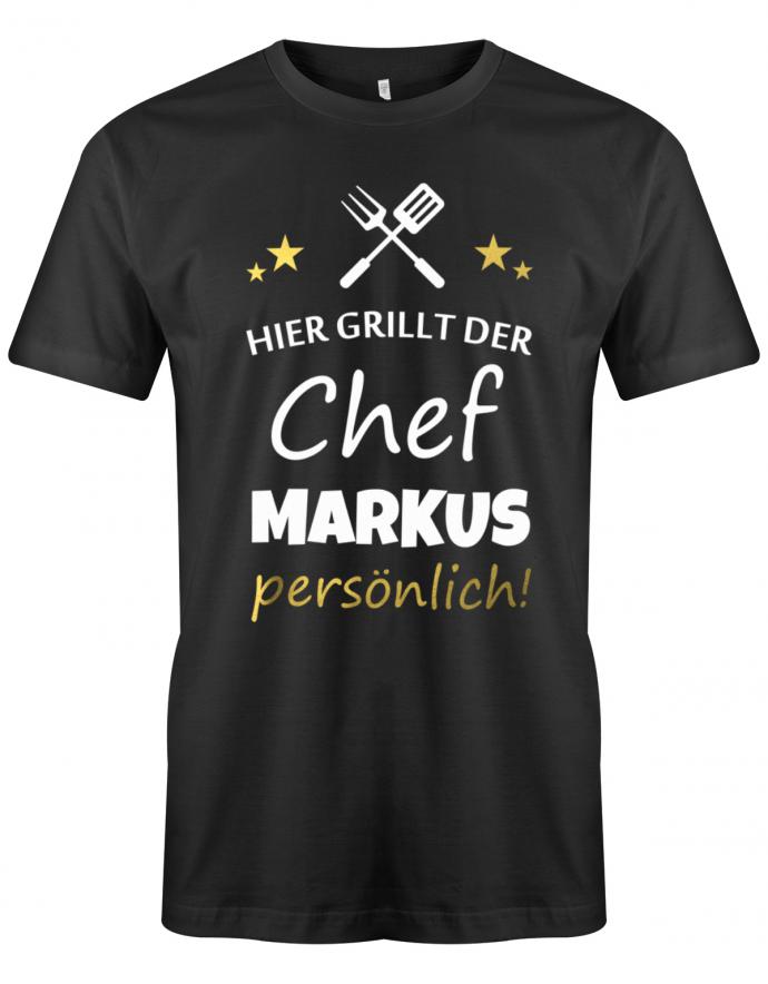Hier-grillt-der-Chef-Wunschname-Pers-nlich-Griller-BBQ-Herren-Shirt-SChwarz