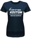 Hier-ist-mein-Kost-m-Ende-des-gespr-chs-Fasching-Karneval-Shirt-verkleidung-Damen-Navy