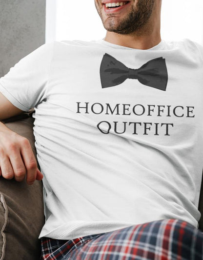 Homeoffice Outfit Fliege Lockdown Herren T-Shirt 