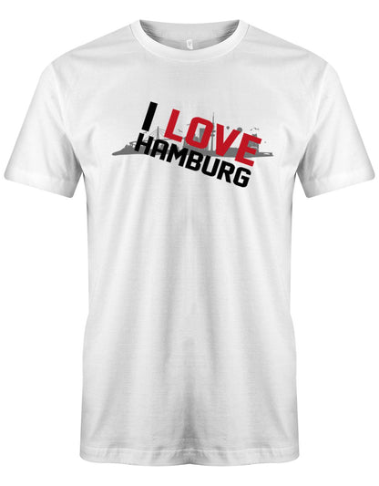I-LOve-Hamburg-SChriftzug-Herren-Hamburg-Shirt-Weiss
