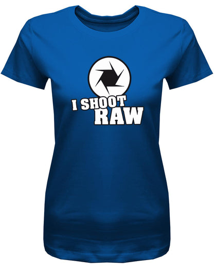 I-Shoot-Raw-Damen-Shirt-Royalblau