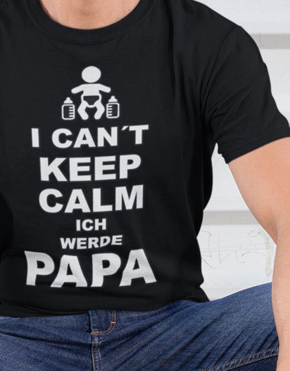 I-can-t-keep-Calm-ich-werde-Papa-Herren-Shirt