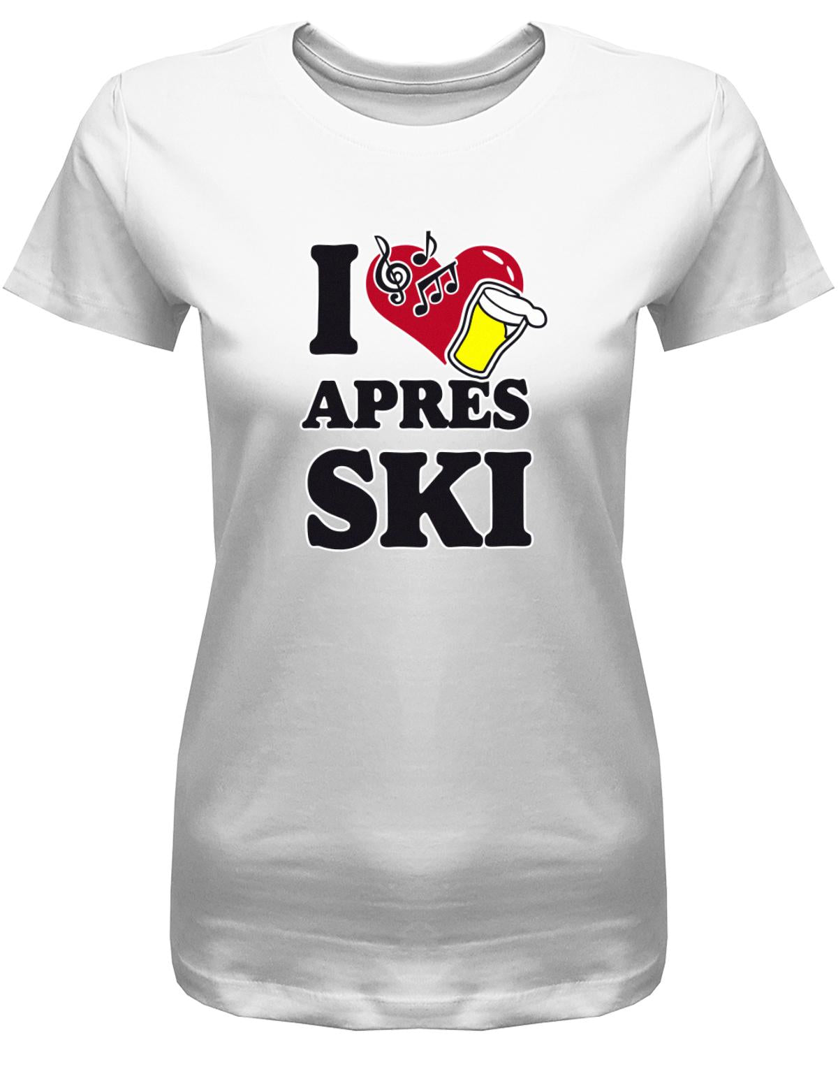 I-love-Apres-Ski-Damen-Shirt-Weiss