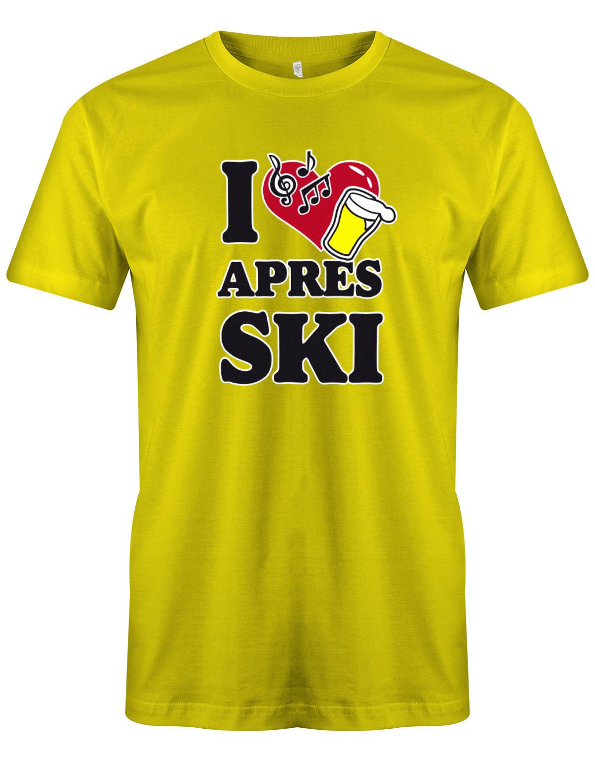 I-love-Apres-Ski-Herren-Shirt-Gelb