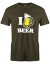I-love-Beer-herren-bier-Shirt-Army