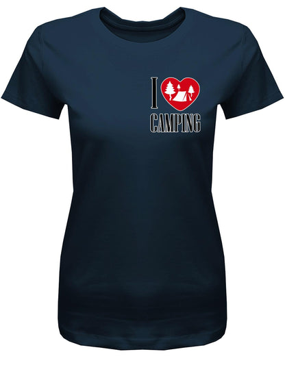 I-love-Camping-Damen-Shirt-Navy