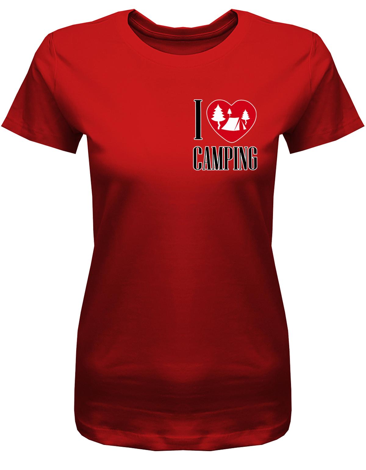 I-love-Camping-Damen-Shirt-Rot