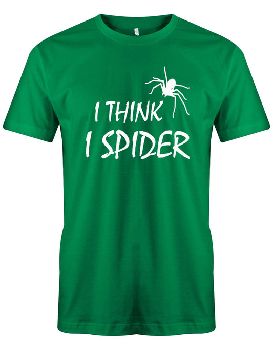 I-think-i-spider-herren-Shirt-Gr-n