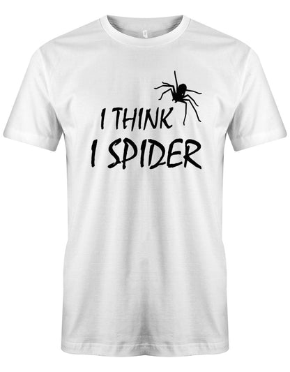 I-think-i-spider-herren-Shirt-Weiss