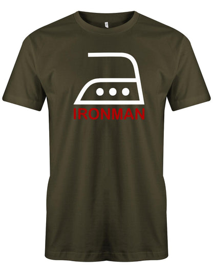 IRON-MAN-Herren-Shirt-Army