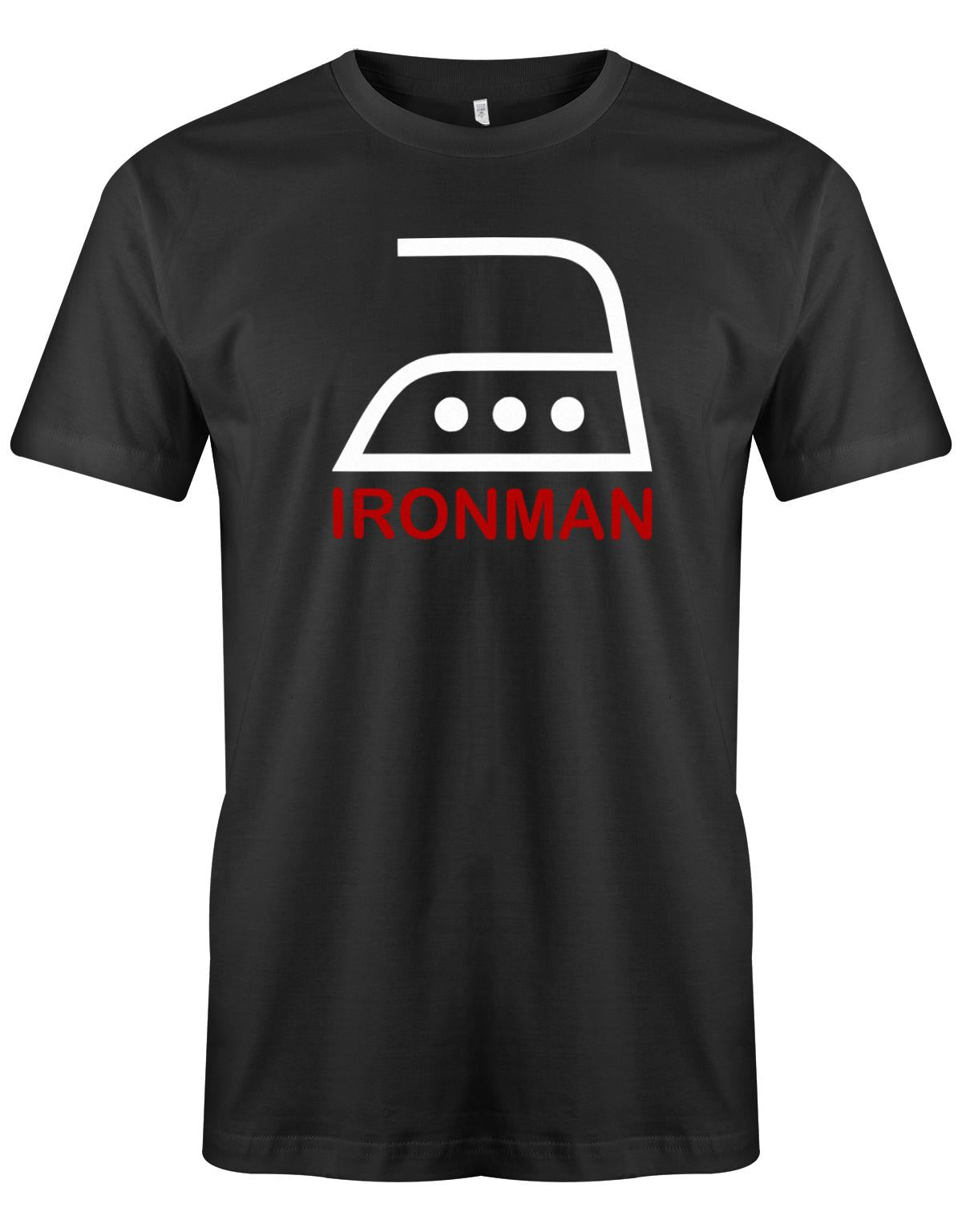 IRON-MAN-Herren-Shirt-SChwarz