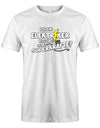 Elektriker Shirt - Ich bin Elektriker, was sind deine Superkräfte? Weiss
