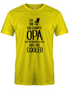 Camper Camping Tshirt - Ich bin ein Camper Opa wie ein normaler Opa aber viel Cooler Gelb