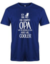 Camper Camping Tshirt - Ich bin ein Camper Opa wie ein normaler Opa aber viel Cooler Royalblau