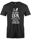 Camper Camping Tshirt - Ich bin ein Camper Opa wie ein normaler Opa aber viel Cooler schwarz