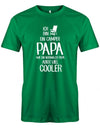 Ich-bin-ein-Camper-papa-wie-ein-normaler-papa-aber-viel-Cooler-Herren-Shirt-gruen
