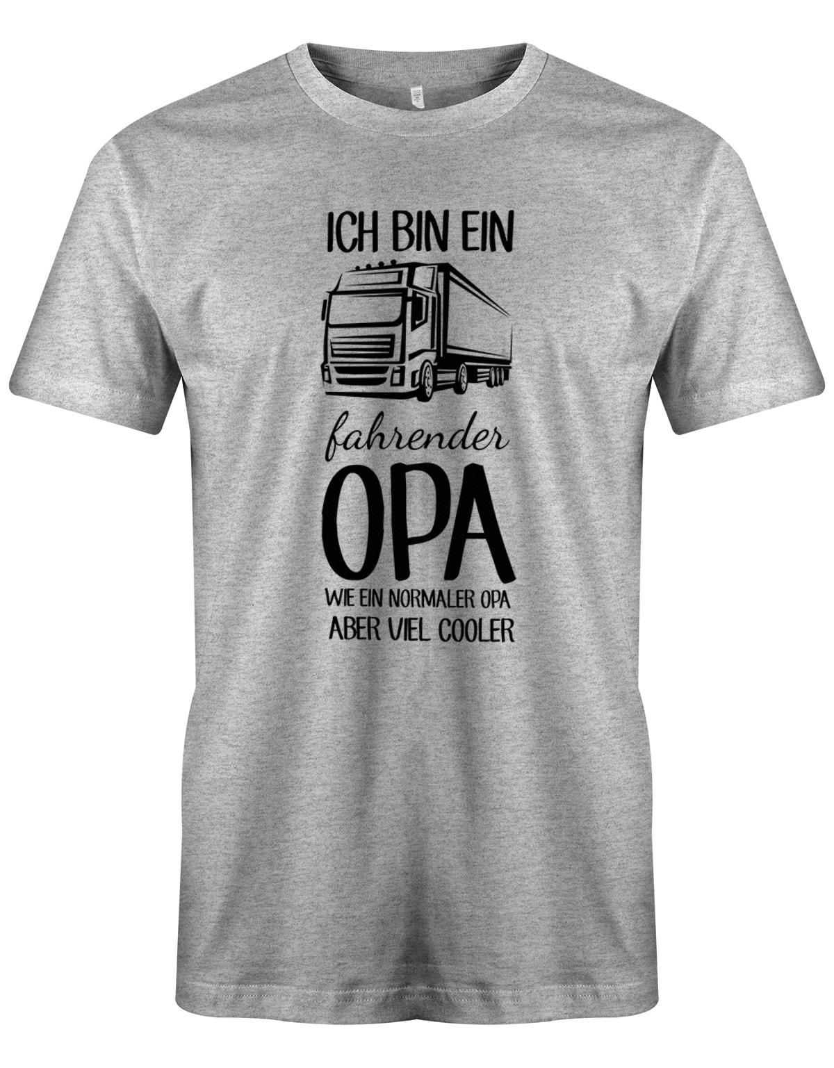 Ich bin ein LKW fahrender Opa wie ein normaler Opa aber viel cooler - Kraftfahrer - Herren T-Shirt Gau