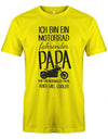 Ich-bin-ein-Motorrad-fahrender-Papa-Herren-Shirt-Gelb
